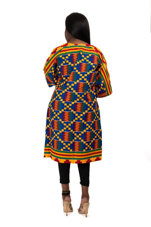 Kente Print Kimono - Image 3