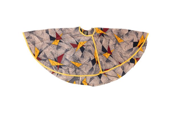 Geometric Print Cape