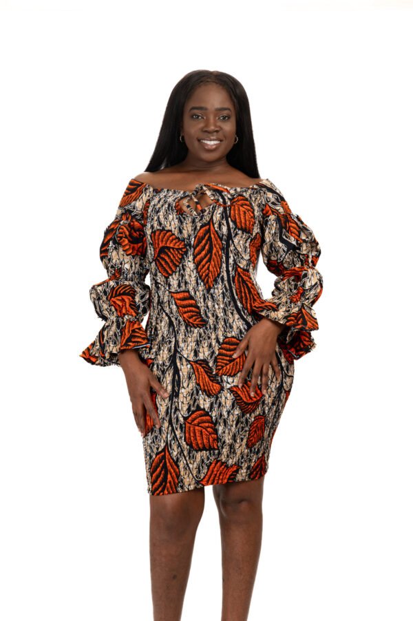 Marie Sleeve Smocked Dress - Image 3
